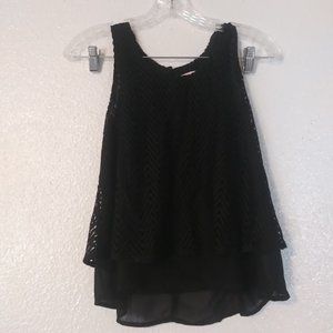Candies women's size S black blouse